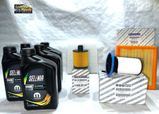 KIT TAGLIANDO JEEP RENEGADE COMPASS 1.6 2.0 CRD SELENIA 0W30 + FILTRI ORIGINALI