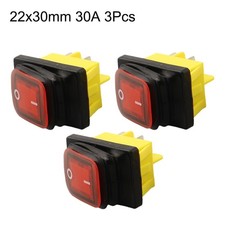 Interruttore a levetta impermeabile 30A design telaio per uso marino e automobil