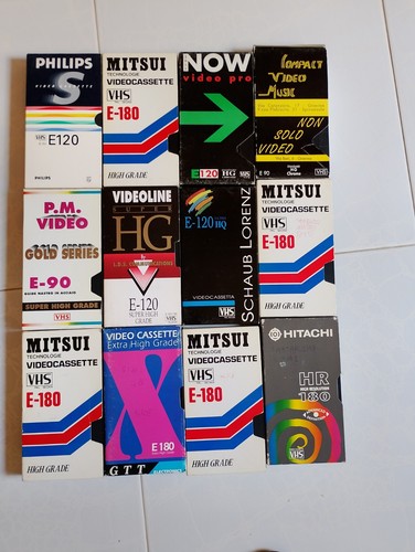 Lotto cassette vhs usate - lotto,