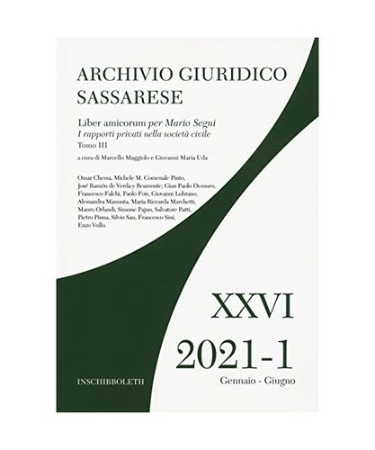 Archivio giuridico sassarese