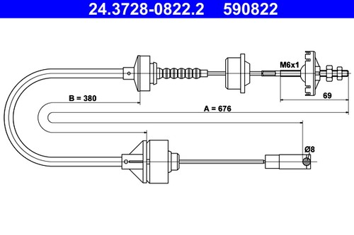 Ate 3728 0822 cavo - 24.3728-0822.2,