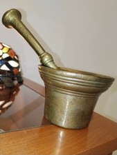 MORTAIO ANTICO IN BRONZO CON