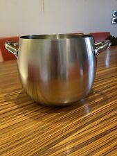 Pentola Alessi "Mami" acciaio inox satinato design di Stefano Giovannoni diam 27