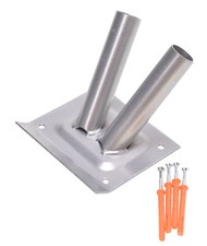 Porta-Bandiera Argento 2-Fach