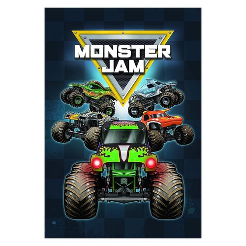 Monster jam coperta pile - monster,