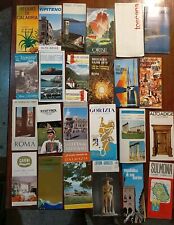 LOTTO 24 Depliant cartine brochure e guide turistiche vintage Italia ed Estero