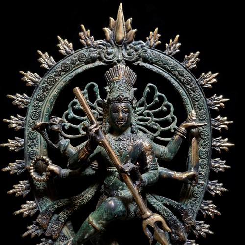 Statua bronzo shiva nataraja - statua,