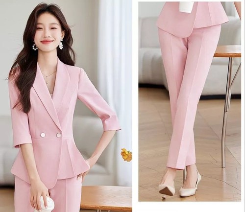 Tailleur donna rosa cipria - donna,
