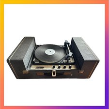 Giradischi a Valigia Elmephon Vintage Anni 60 70 Usato Portatile Antico