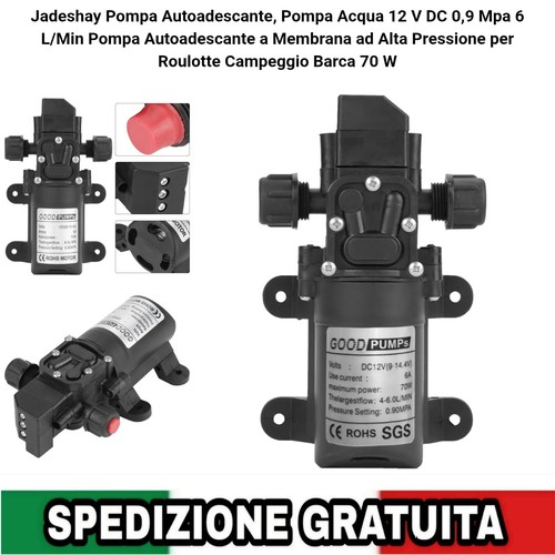 Pompa acqua autoadescante 12v - pompa,