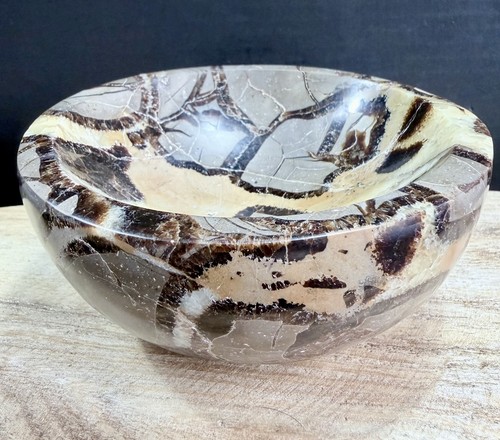 Crystal septarian trinket bowl - crystal,