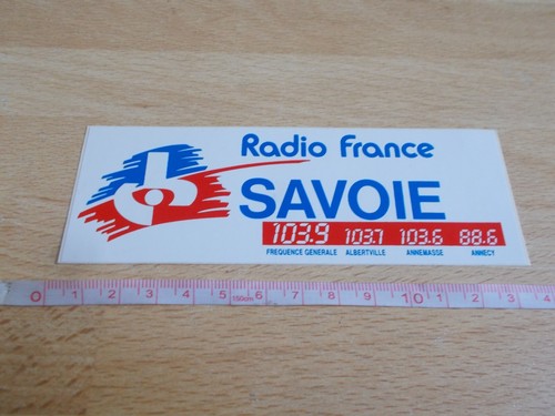 Adesivo radio france savoie - adesivo,