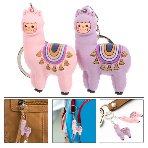 2pcs alpaca key chain - 2pcs,