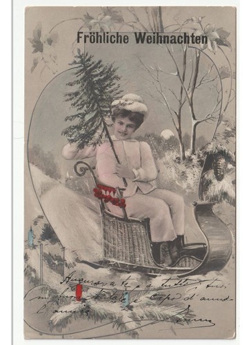 1907 antica cartolina primi - 1907,