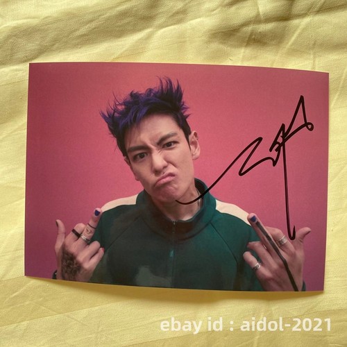 Bigbang top autographed - bigbang,