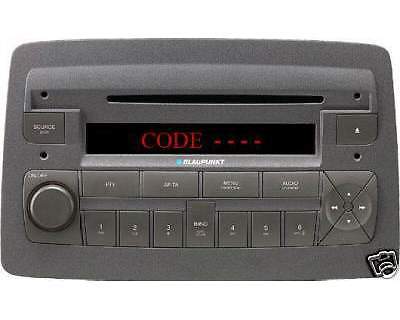 Codice sblocco radio - di,