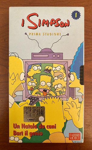 Vhs simpson prima - vhs,