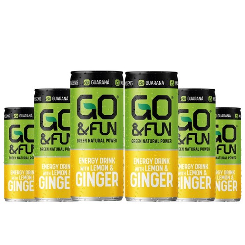 Energy drink lemon - energy, lemon&ginger