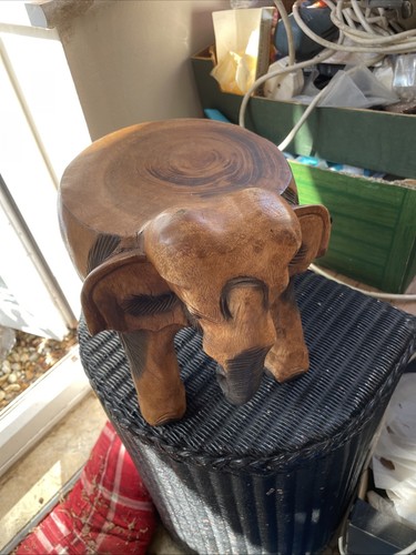 Sgabello elefante legno - sgabello, in