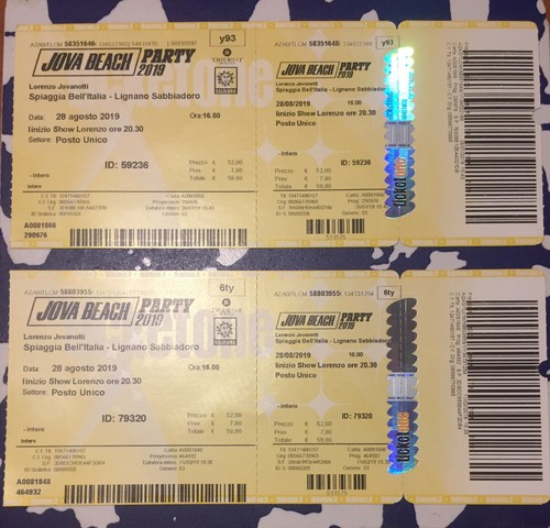Biglietti concerto jovanotti - concerto,