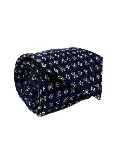 Cravatta uomo pura seta blu - cravatta, in