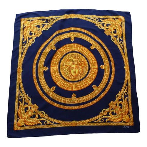 Grand foulard soie vintage - grand,