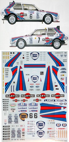 Lancia delta rac 85 - 1/24,