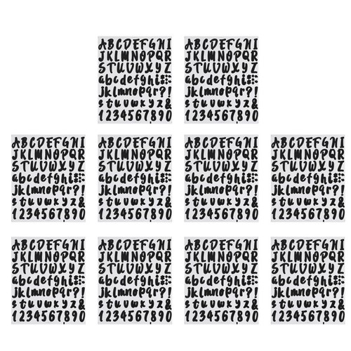Sheets adesivo numerico - 10,