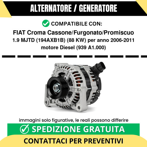 Alternatore fiat croma - fiat,