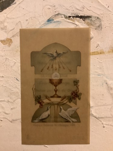 Santino sacro calice - santino,