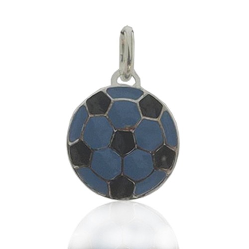 17mm 925 silver black blue - 17mm, black-blue