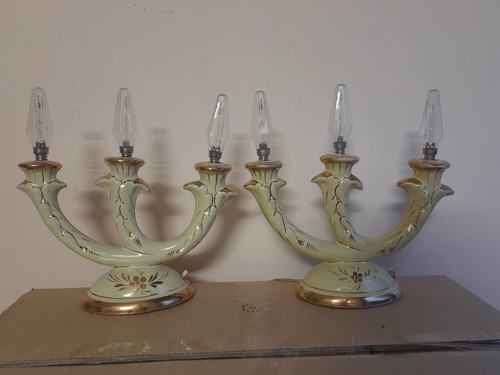 Coppia lampade vintage in - di,