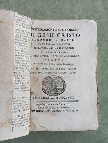 Continuazione del vangelo - del,