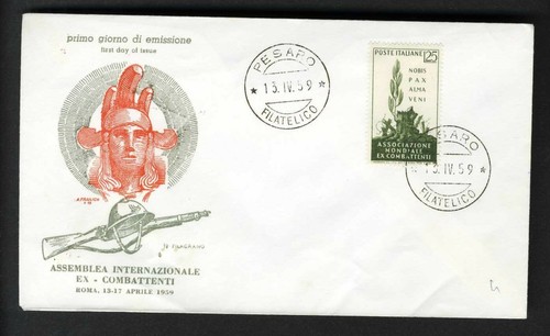 Italia 1959 fdc filagrano - fdc,