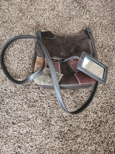 Borsa tracolla a marrone - a,