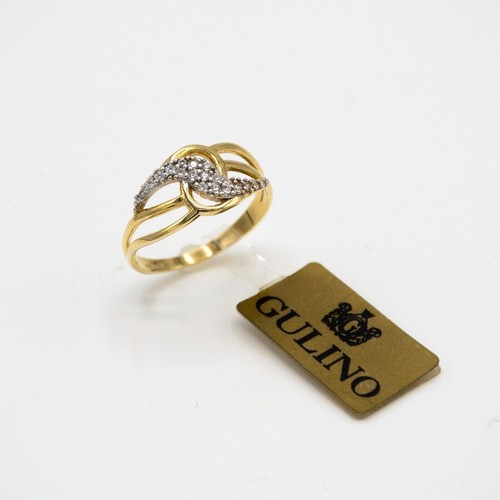 Anello fantasia oro - giallo, 18