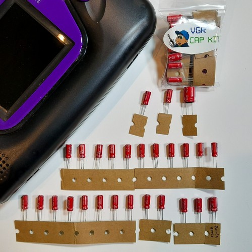Game gear capacitor kit full - capacitor,