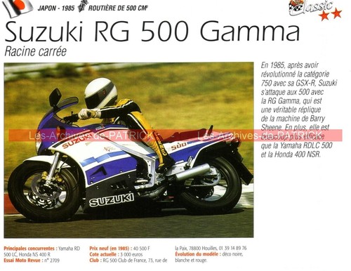 Suzuki 500 gamma 1985 - gamma, (
