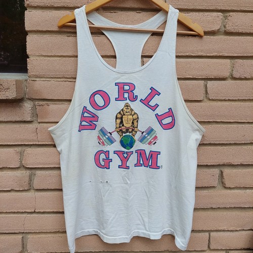 Canotta vintage world gym - vintage,