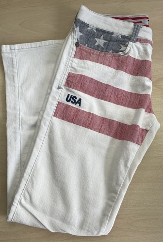 Pantalone jeans uomo bianco - pantalone,