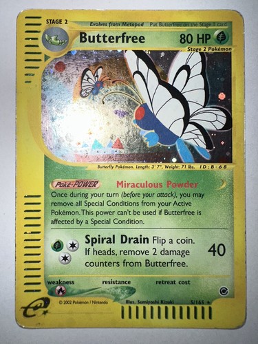Pokemon butterfree holo rare - pokemon,