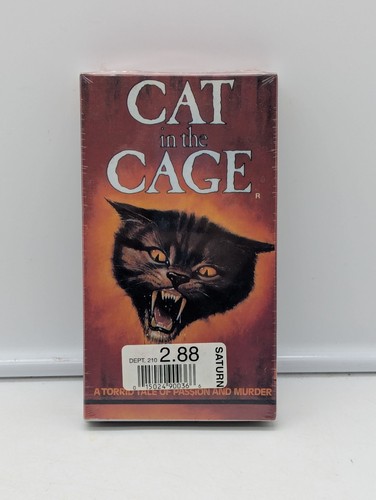 Cat the cage vhs - cage, tape