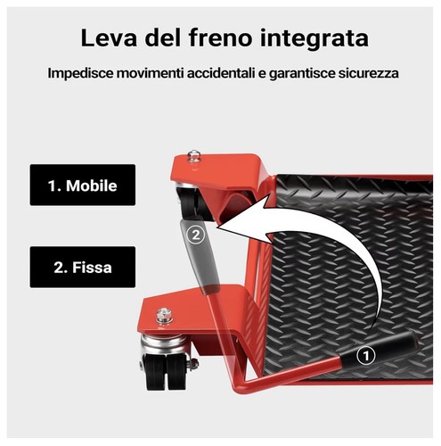 Wiltec cavalletto sposta moto - wiltec,