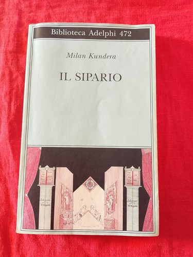 Milan kundera sipario - milan, il