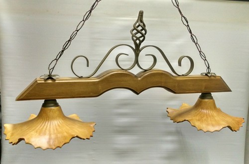 Lampadario rustico bilanciere