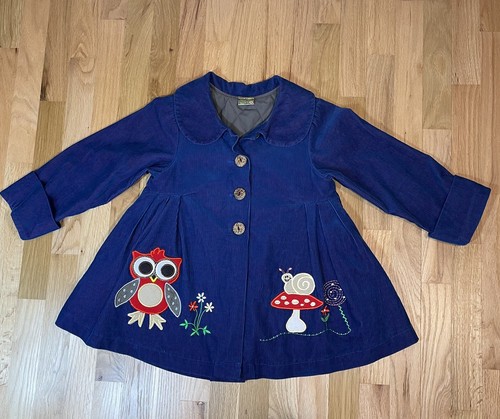 Cappotto blu velluto coste - cappotto,