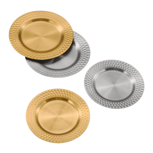 Vassoio tondo acciaio inox - in,