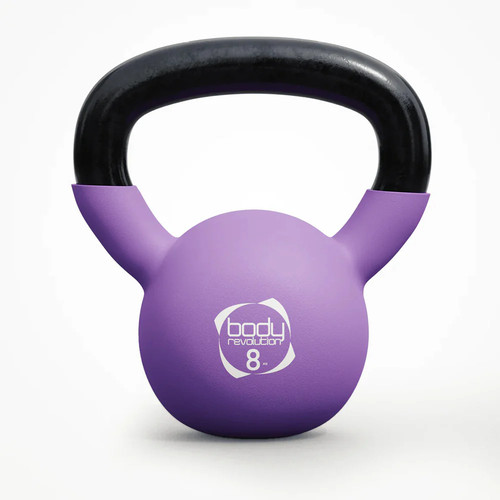 Kettlebell 8kg ghisa con - kettlebell, in