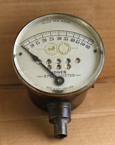 Antique jones speedometer - antique,