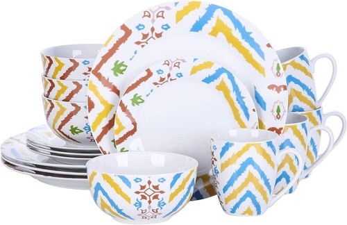 Set piatti porcellana - , rotondi